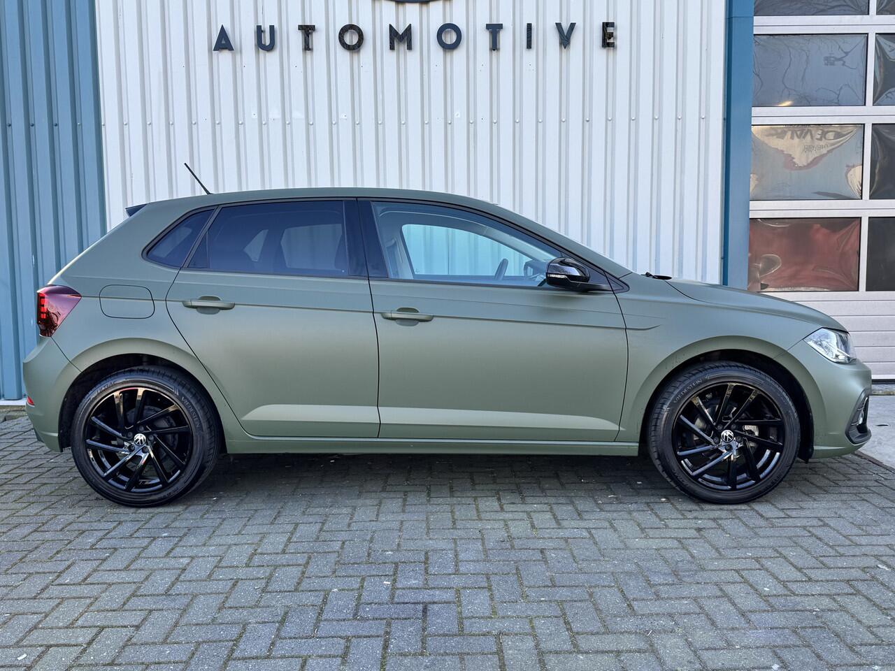 Volkswagen POLO 1.0 TSI Gree Wrap / Zwart met. AppleCarplay/Leder/LED/Navi/Adaptive/Lane assist / BTW Auto NL Auto