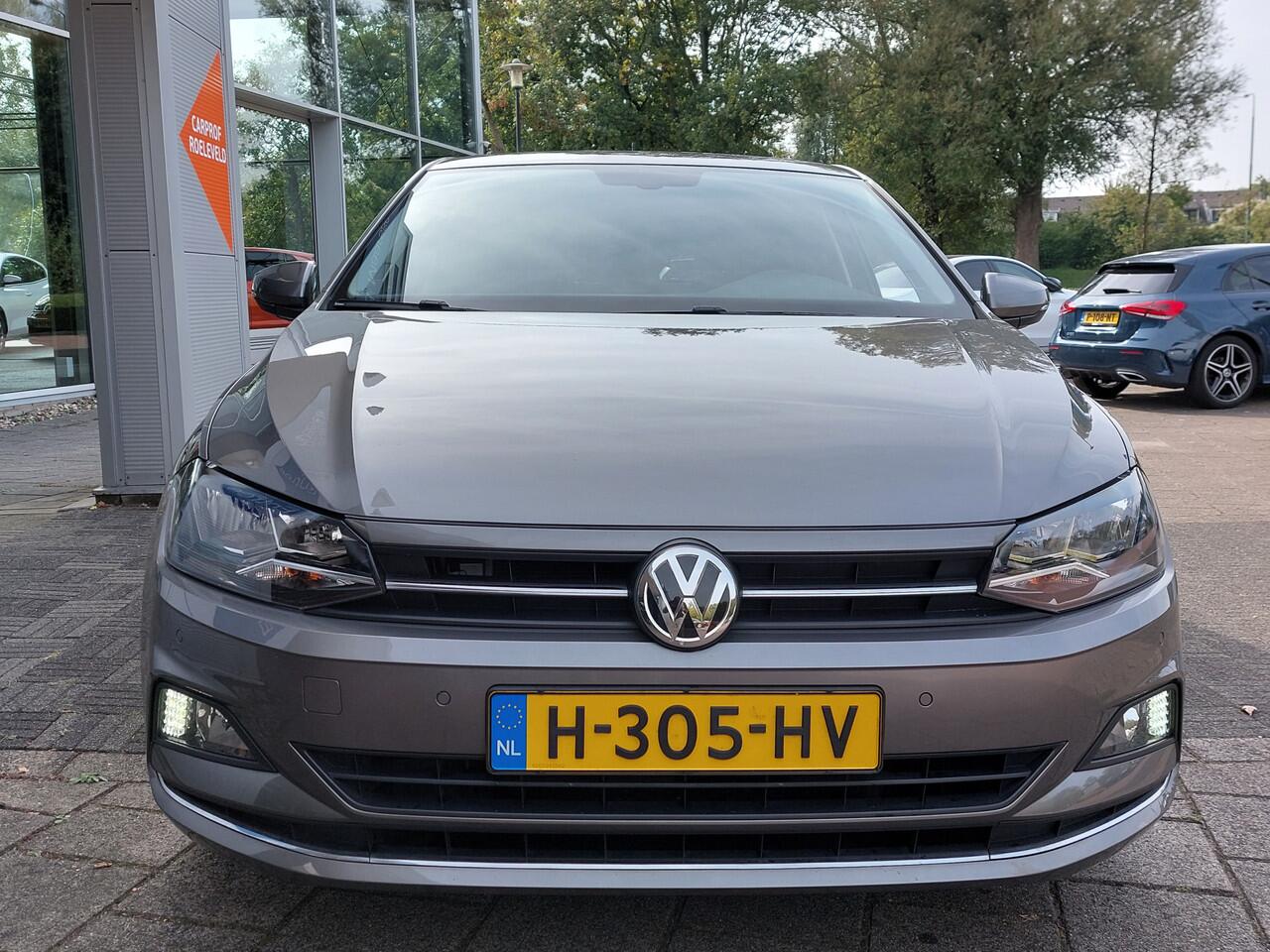 Volkswagen POLO 1.0 TSI 95pk Highline Executive 5-Deurs | Navi | Apple Carplay+Android Auto | Clima | Adap.Cruise | Sfeerverlichting | Pdc V+A | Licht+Regensensor | Privacy Glass | 16''lm