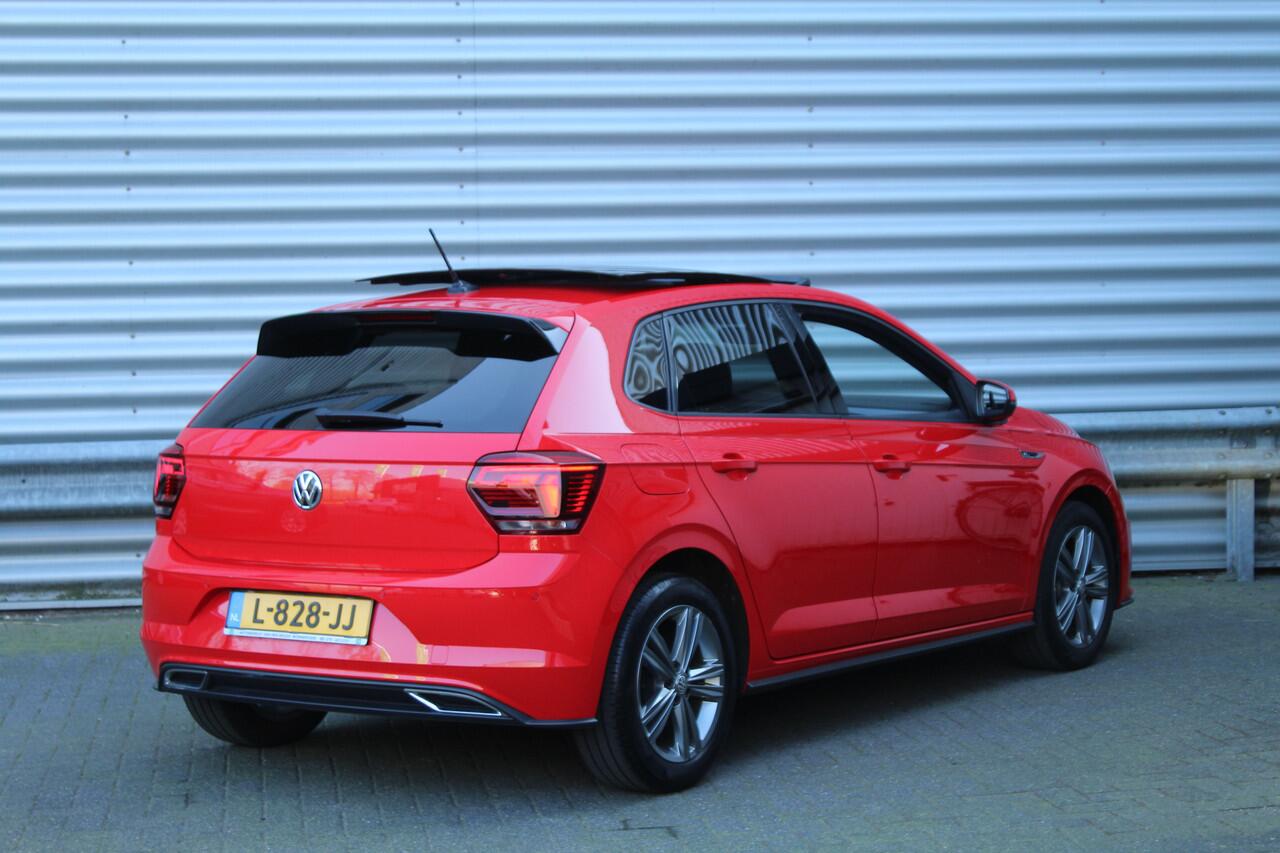 Volkswagen POLO 1.0 TSI 96pk R-Line NL-Auto NAP Panoramadak Clima Cruise Navi PDC Carplay Dig. Cockpit LED