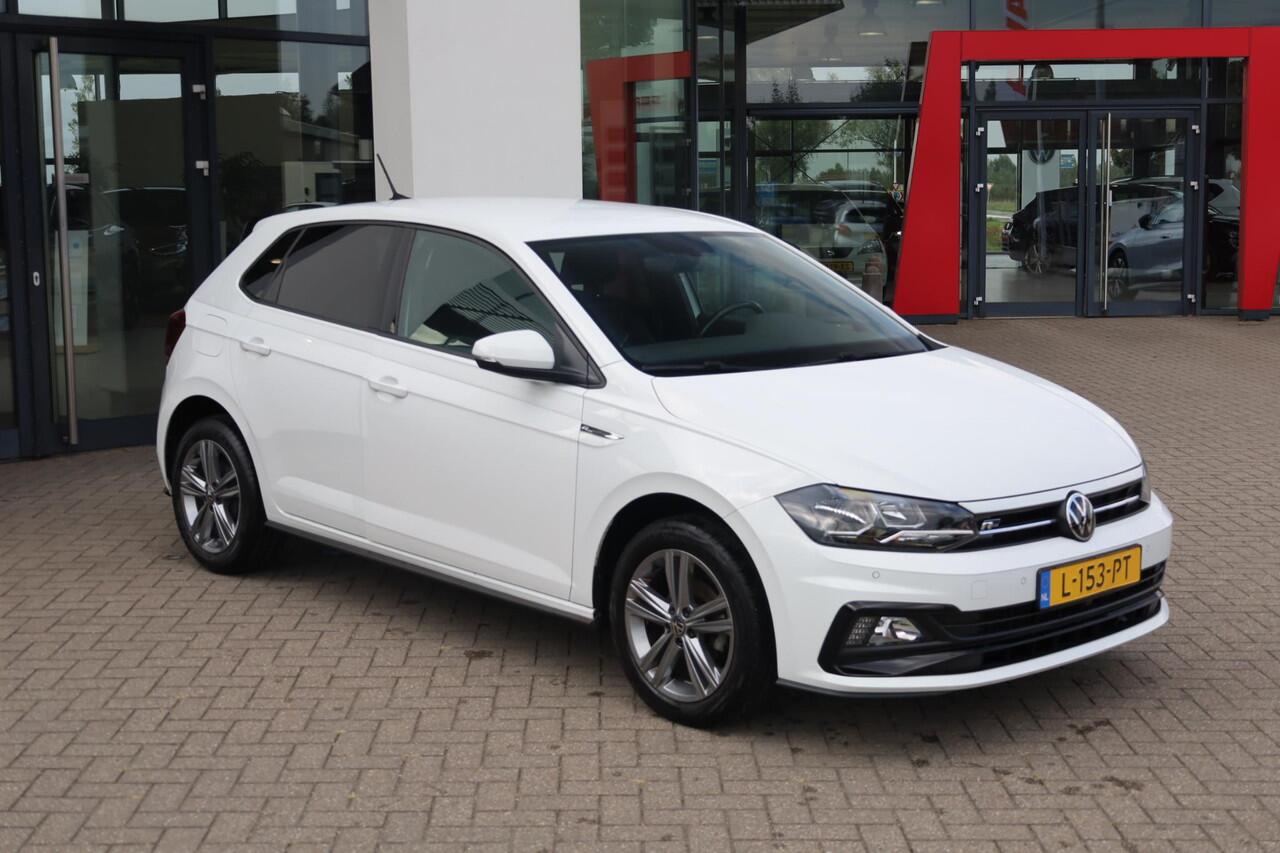 Volkswagen POLO 1.0 TSI Highline Business R 70KW/95PK DSG, privacy glas, digital cockpit, R-Line, zwarte hemel, half leder, 16" LMV sebring, NL auto, dealeronderhouden, climatronic, navigatie, pdc voor en achter.