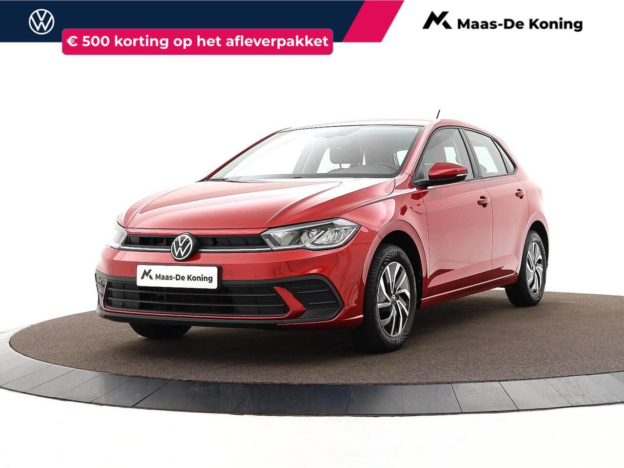 Volkswagen POLO 1.0 TSI 95pk Life · Apple/Android Car Play · P-Sensoren · Airco · DAB · ACC · 15'' Inch · Garantie t/m 13-02-2027 of 100.000km