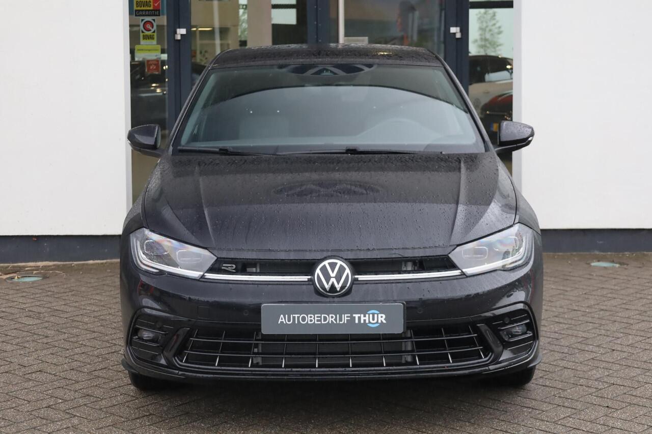 Volkswagen POLO 1.0 TSI R-Line 95PK / 70kW Keyless Entry & Start, adaptive cruise control met Stop&Go en stuurhulp, Apple Carplay & Android Auto, parkeersensoren voor + achter, LED koplampen, file assistent, extra getint glas achter, volledig digitaal instrumentenpaneel 
