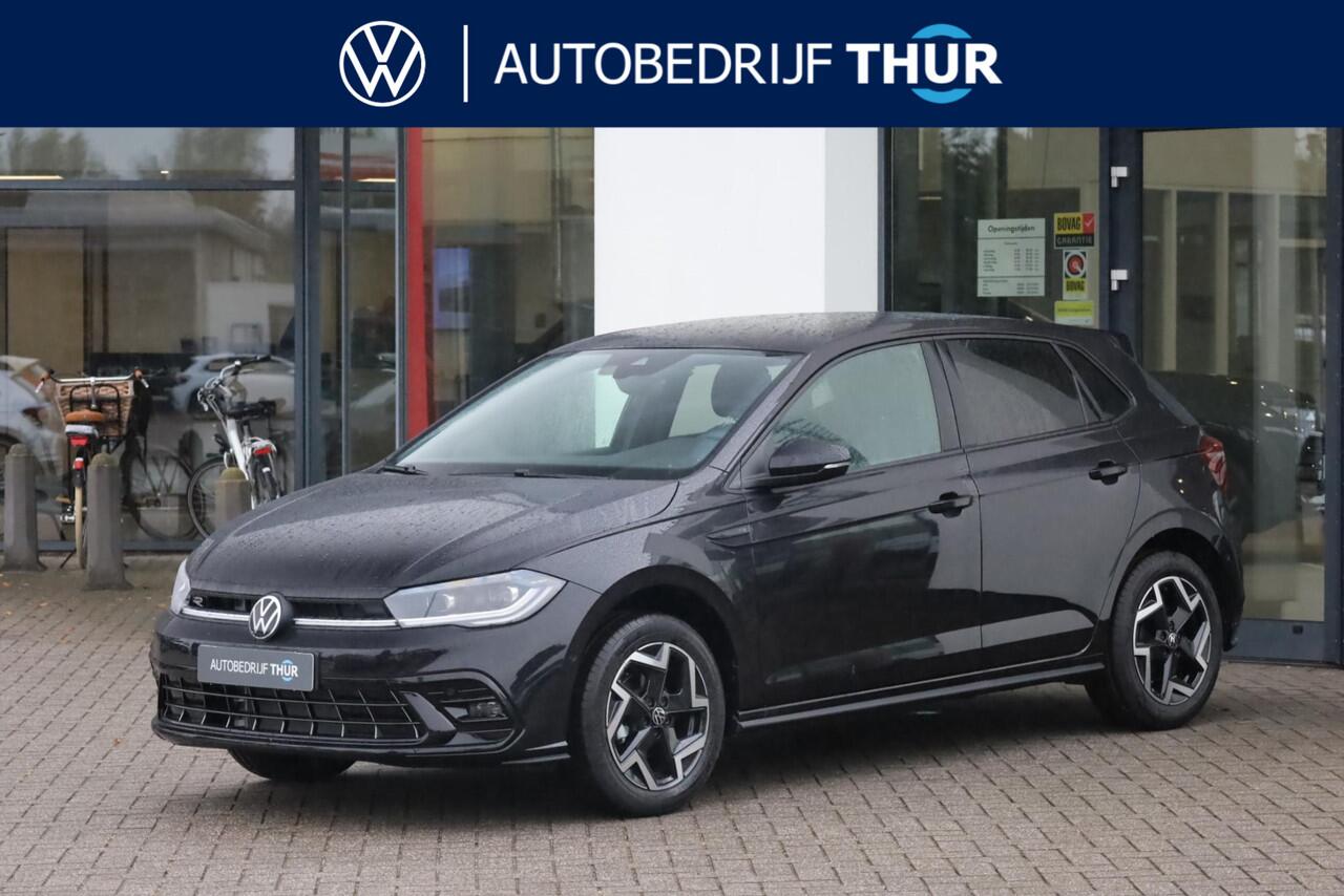 Volkswagen POLO 1.0 TSI R-Line 95PK / 70kW Keyless Entry & Start, adaptive cruise control met Stop&Go en stuurhulp, Apple Carplay & Android Auto, parkeersensoren voor + achter, LED koplampen, file assistent, extra getint glas achter, volledig digitaal instrumentenpaneel 