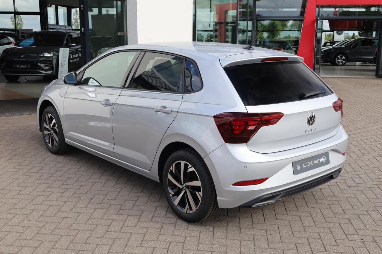 Volkswagen POLO 1.0 TSI Life Edition 95PK / 70kW Achteruitrijcamera, Apple Carplay & Android Auto, verwarmbare voorstoelen, Keyless Entry & Start, adaptive cruise control met Stop&Go en stuurhulp, 2-zonde Climatronic airconditioning, volledig digitaal instrumentenpaneel 