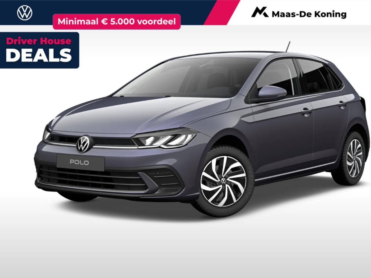 Volkswagen POLO Life Edition 1.0 TSI 95 pk 5 versn. Hand · Achteruitrijcamera · regensensor ·