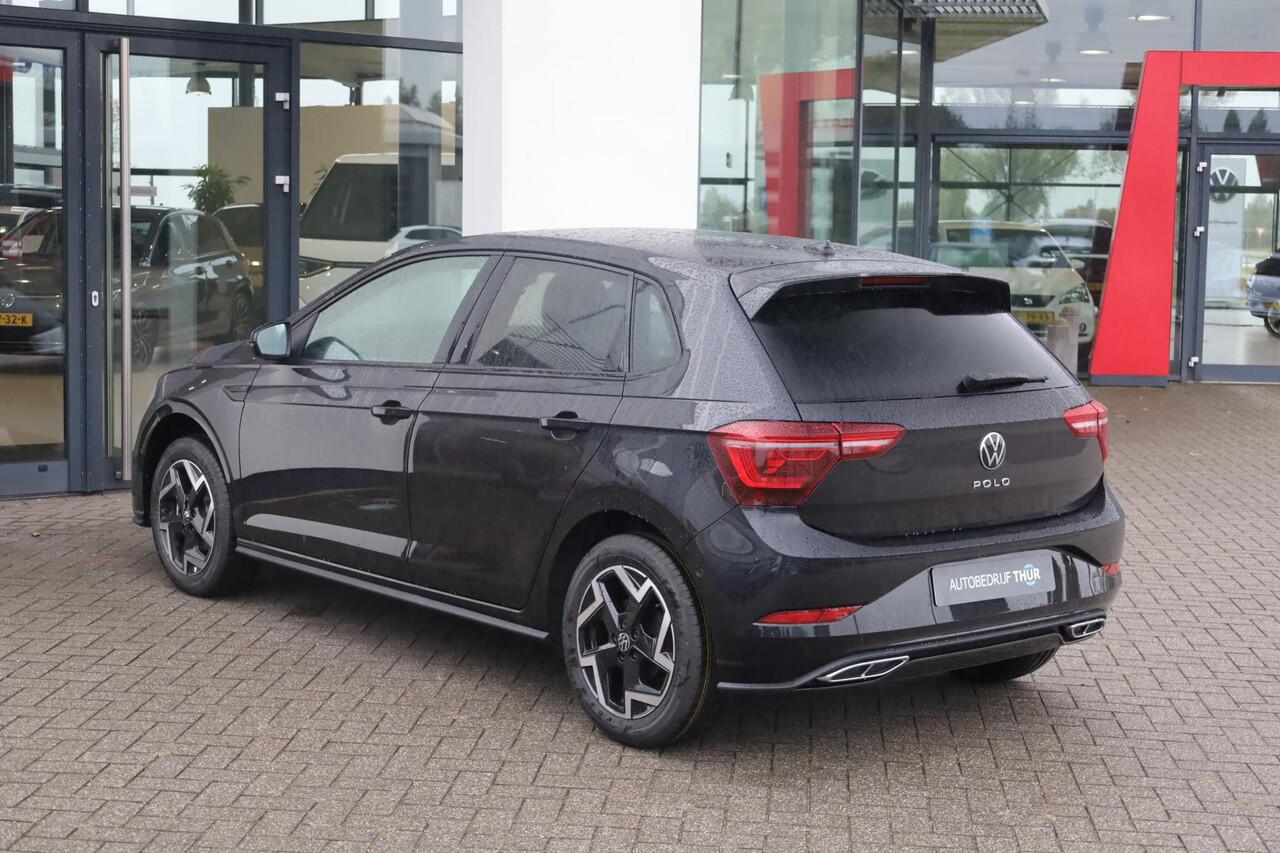 Volkswagen POLO 1.0 TSI R-Line 95PK / 70kW Keyless Entry & Start, adaptive cruise control met Stop&Go en stuurhulp, Apple Carplay & Android Auto, parkeersensoren voor + achter, LED koplampen, file assistent, extra getint glas achter, volledig digitaal instrumentenpaneel 