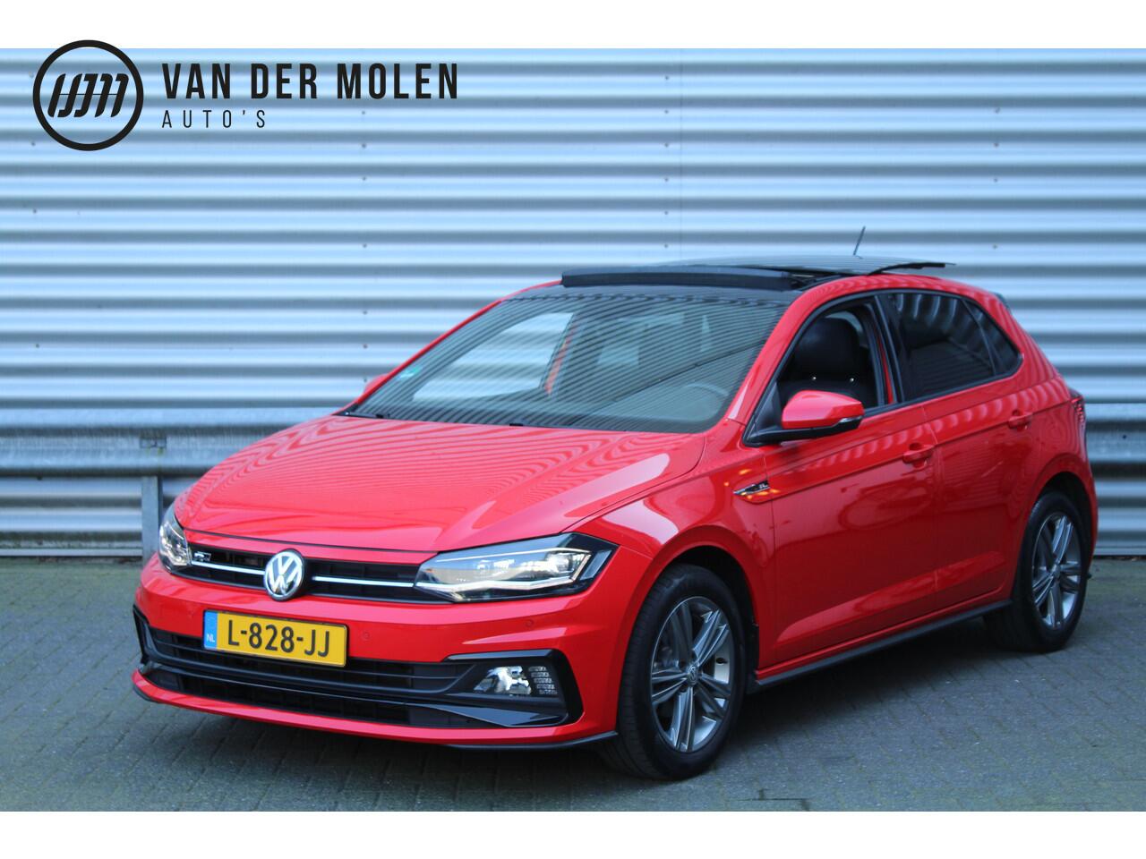 Volkswagen POLO 1.0 TSI 96pk R-Line NL-Auto NAP Panoramadak Clima Cruise Navi PDC Carplay Dig. Cockpit LED