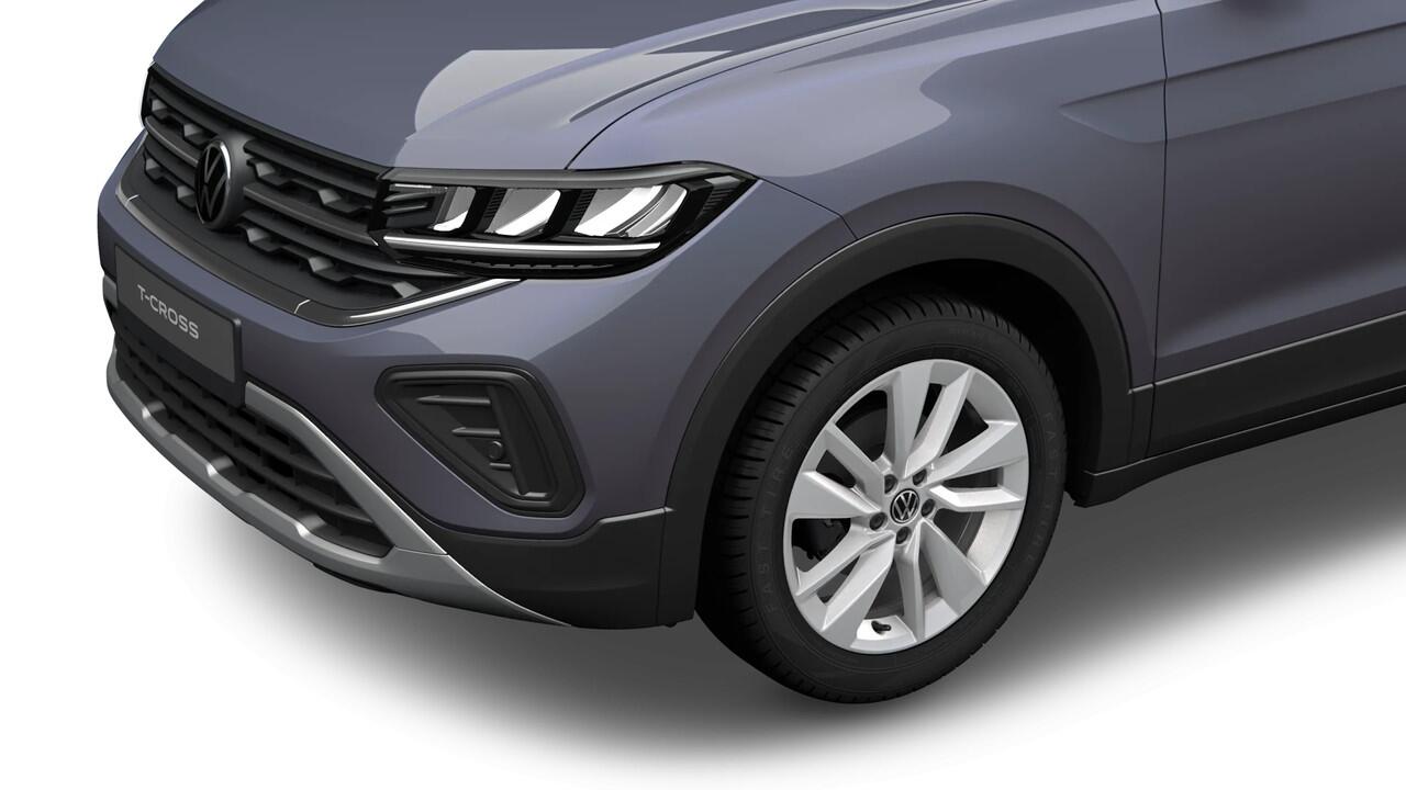 Volkswagen T-Cross Life Edition | 'App-Connect' draadloze smartphone integratie | Achterlichten LED | Afstandscontrolesysteem (Front Assist)