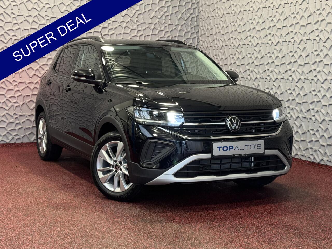 Volkswagen T-Cross NIEUWE AUTO / 150PK 1.5 / MODEL 2025 LED V+A CAMERA DIG.COCKPIT PRO STOELVERW KEYLESS P-ASSIST "Volkswagen rijden begint bij Topautos.nl - 75 topmodellen direct op voorraad!"