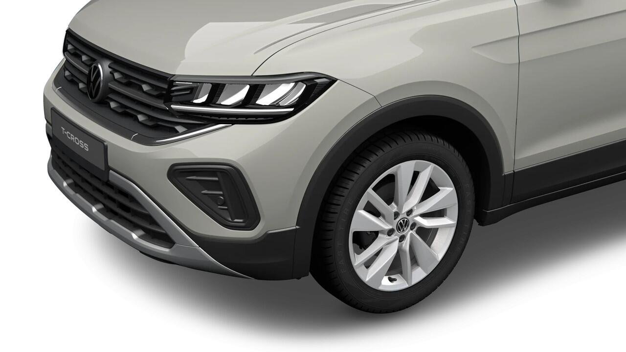 Volkswagen T-Cross Life Edition | 'App-Connect' draadloze smartphone integratie | Achterlichten LED | Afstandscontrolesysteem (Front Assist)