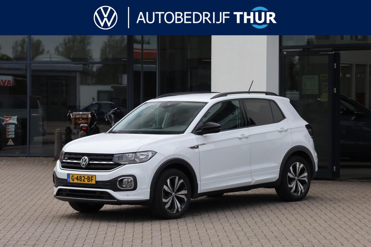 Volkswagen T-Cross 1.0 TSI R-Line 95PK / 70kW, Adaptieve cruise control (acc), navigatie, 2-zone climatronic, 17" 'Manila' LMV, dodehoekdetectie (side assist), DAB+, parkeersensoren voor en achter (pdc), elektrisch verstel- en verwarmbare buitenspiegels, digital cockpit pro