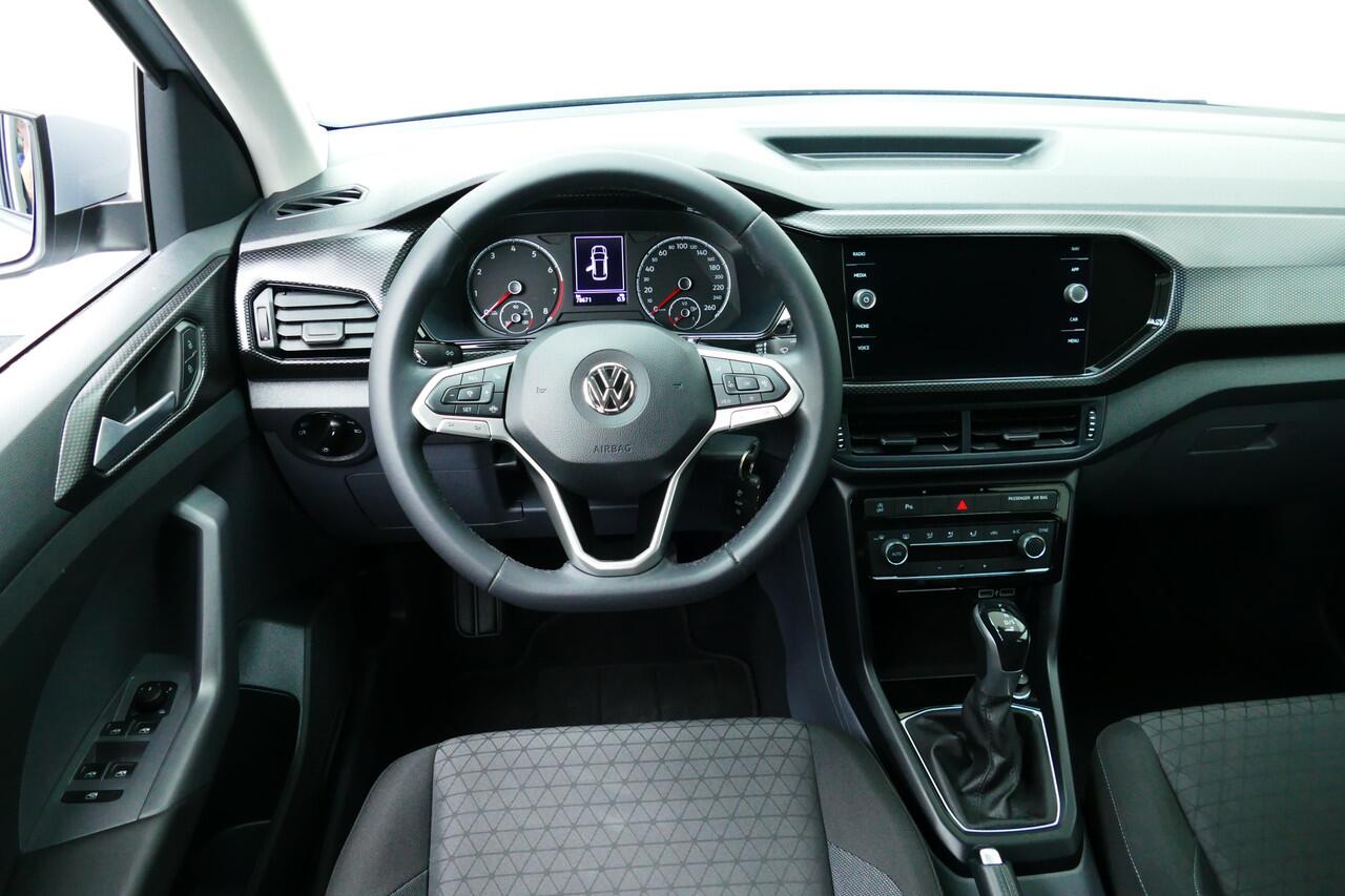 Volkswagen T-Cross 1.0 TSI Life 1-Eig. Navi, Clima, Adaptief Cruise, Camera, Haak 1100kg