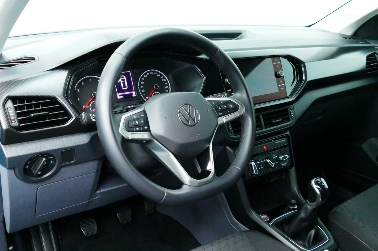 Volkswagen T-Cross 1.0 TSI Life 2021. Navi, Adaptief Cruise, Led Koplampen, Stoelverw, 16"LMV, Park Sensors