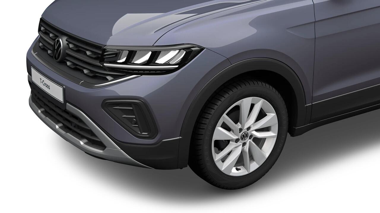 Volkswagen T-Cross 1.0 TSI 95 5MT Life Edition Zijruiten achter en achterruit getint 65% lichtabsorberend | Parkeersensoren voor en achter (Park Distance Control) | Airconditioning automatisch, 2-zone (Climatronic)