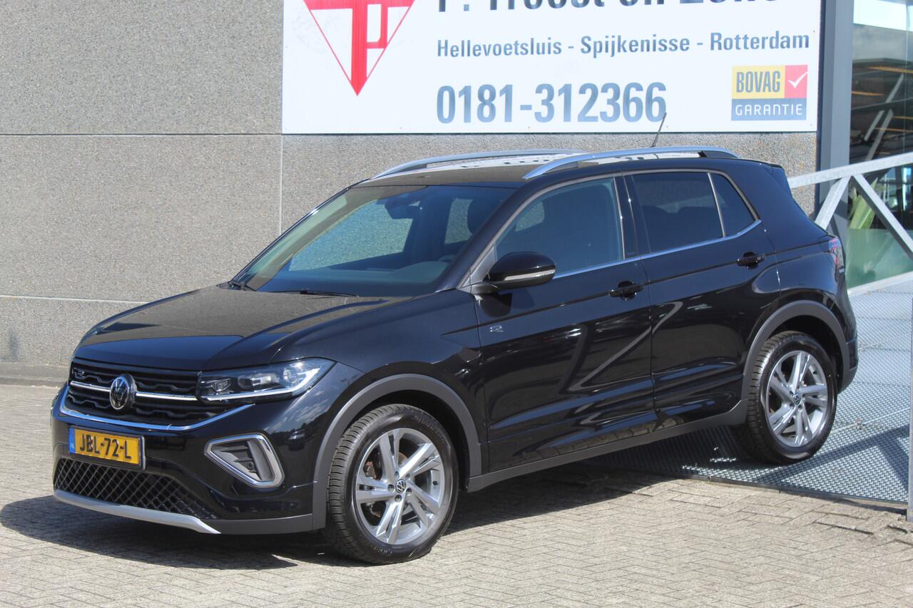 Volkswagen T-Cross 1.0 TSI 2x R-Line 2x R-Line Automaat/Navigatie/Virtual cockpit/Adaptive cruise control/Achteruitrijcamera/Parkeersensoren rondom/Apple carplay/Stoelverwarming/Climate control/IQ light/DAB/Draadloze telefoonlader.