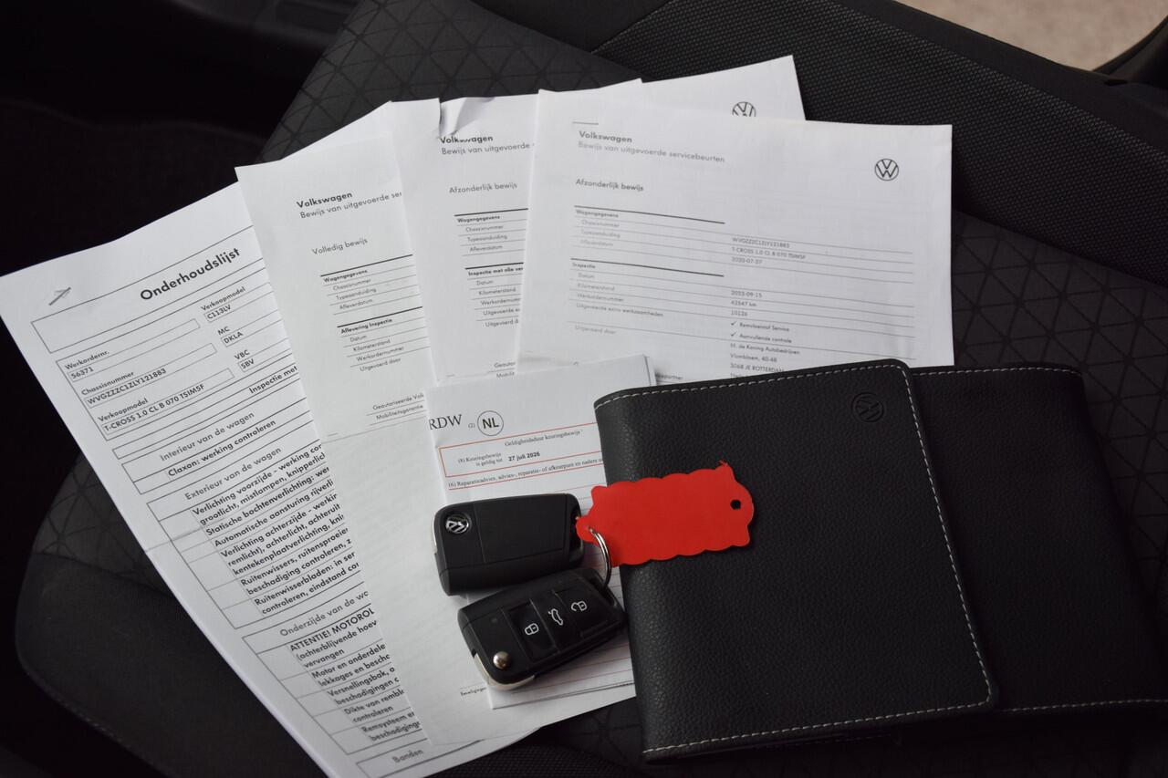 Volkswagen T-Cross 1.0 TSI 96PK Life Business | Org. NL | BOVAG Garantie | Automatische Airco | Adaptive Cruise Control | Parkeersensoren V&A | Navigatie |