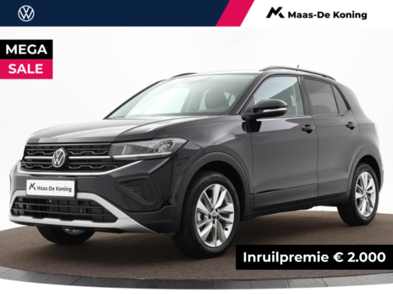 Volkswagen T-Cross Life Edition 1.0 TSI 95 pk 5 versn. Hand · Achteruitrijcamera · draadloze telefoonlader · MEGA Sale- Prijs is incl. inruilbonus -