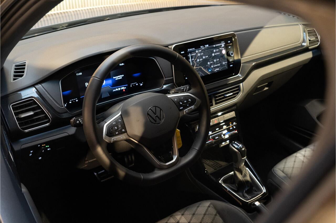 Volkswagen T-Cross 1.5TSI/150pk R-Line Blackstyle DSG Automaat|2025|IQ-LED|Trekhaak|Navi|18" York Black|Carplay/AndroidAuto|Lane Assist|PDC+Assist|Cruise+ACC|Blindspot