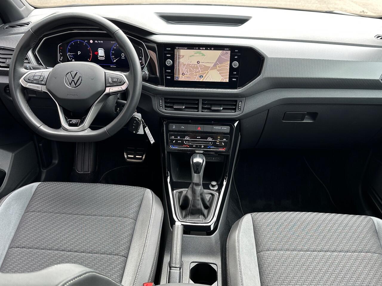 Volkswagen T-Cross 1.5 TSI 150pk DSG 2x R-Line | Camera | Virtual cockpit | Carplay | Navi | Rijklaar incl. 1 jaar Bovag garantie