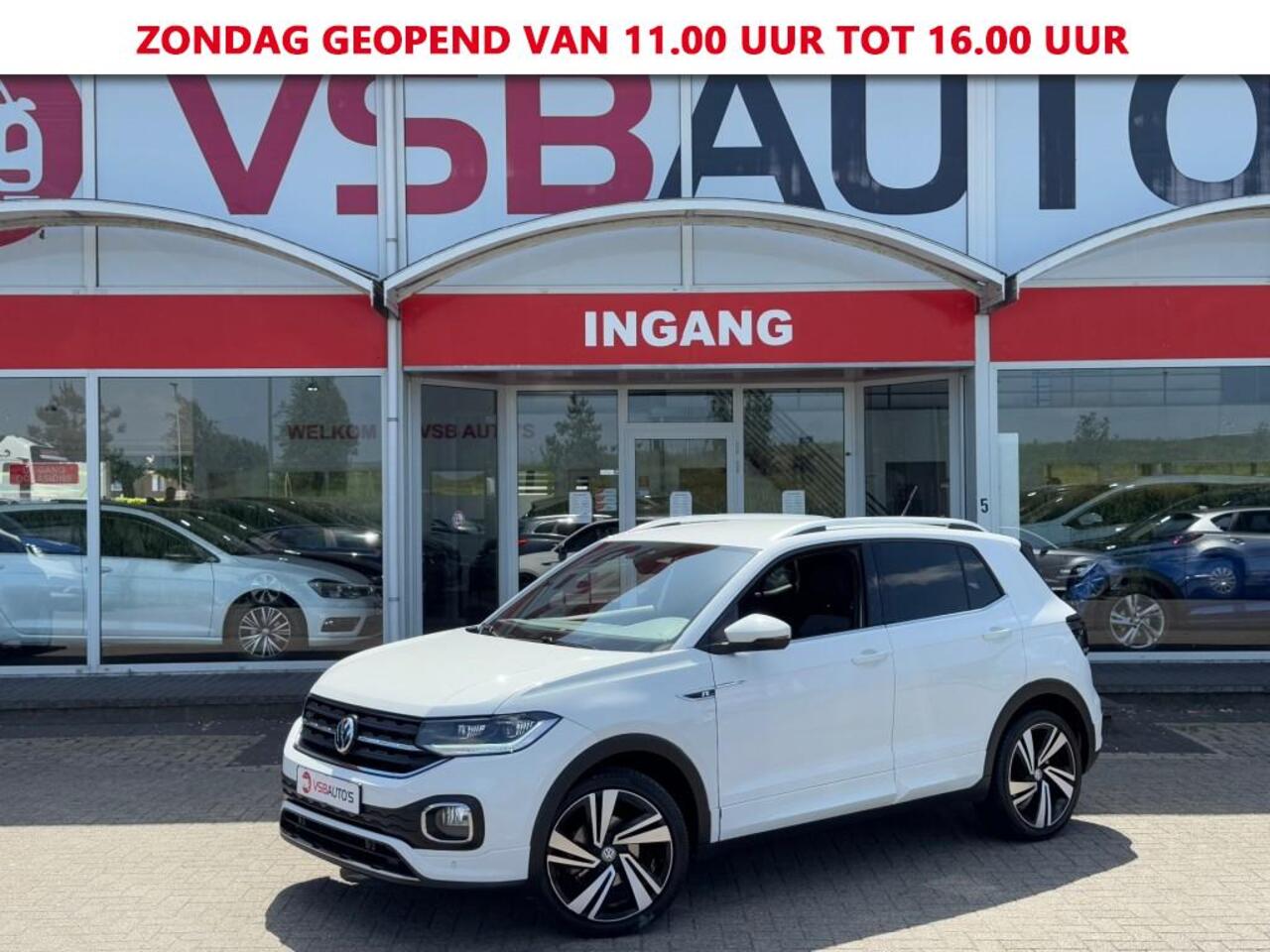 Volkswagen T-Cross 1.0 TSI AUT. R-LINE LED NAVI CARPLAY DIGITALE SCHERM AIRCO LMV P