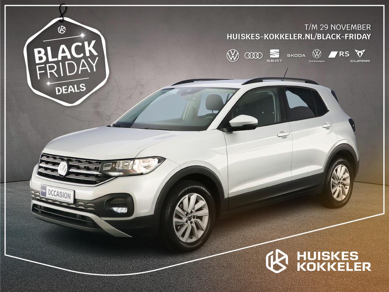 Volkswagen T-Cross Life 1.0 TSI 110pk DSG Automaat Adaptive cruise control, Achteruitrijcamera, Stoelverwarming, Airco, App connect, Parkeersensoren, DAB, Radio