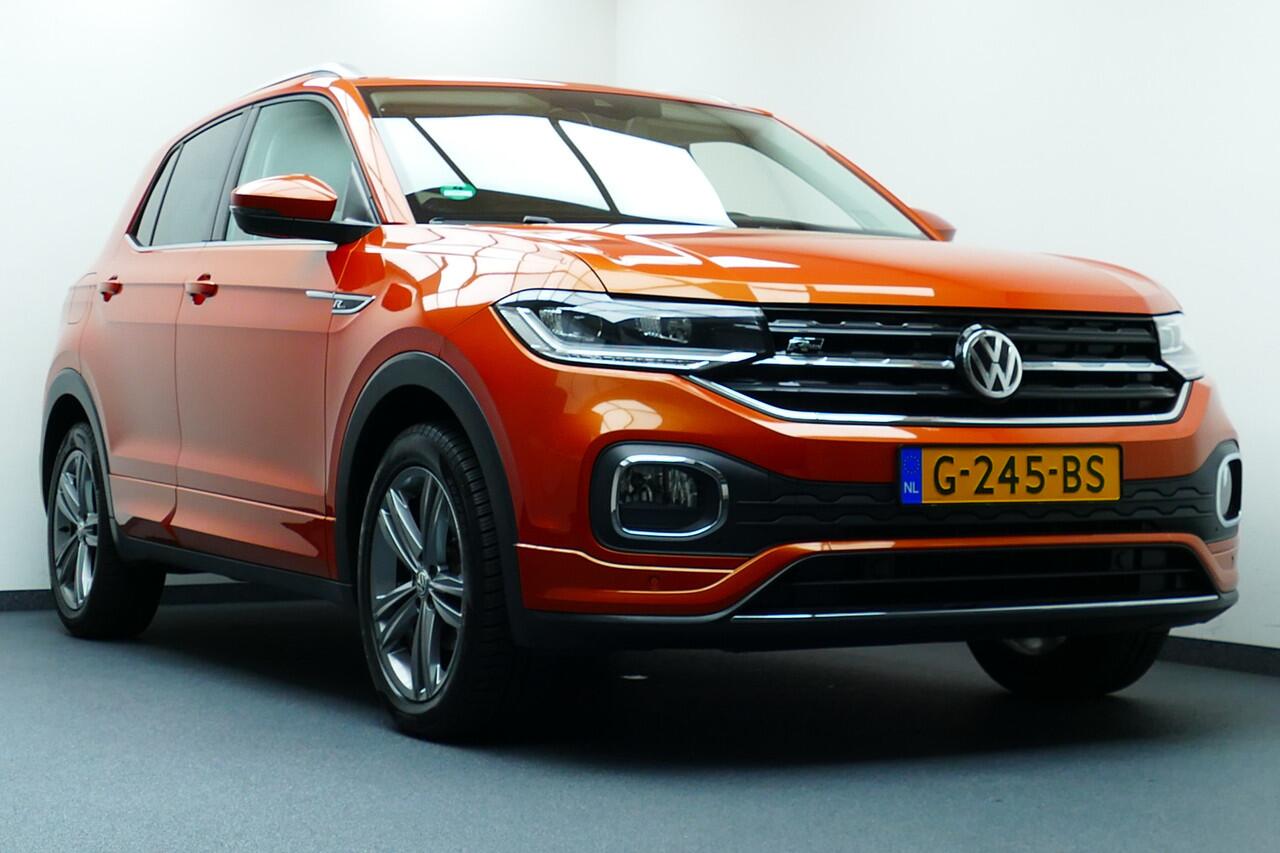 Volkswagen T-Cross 1.0 116pk TSI Style R-Line. Virt Cockpit, Adaptief Cruise, Navi, Led, 17"LMV, Haak 1100kg