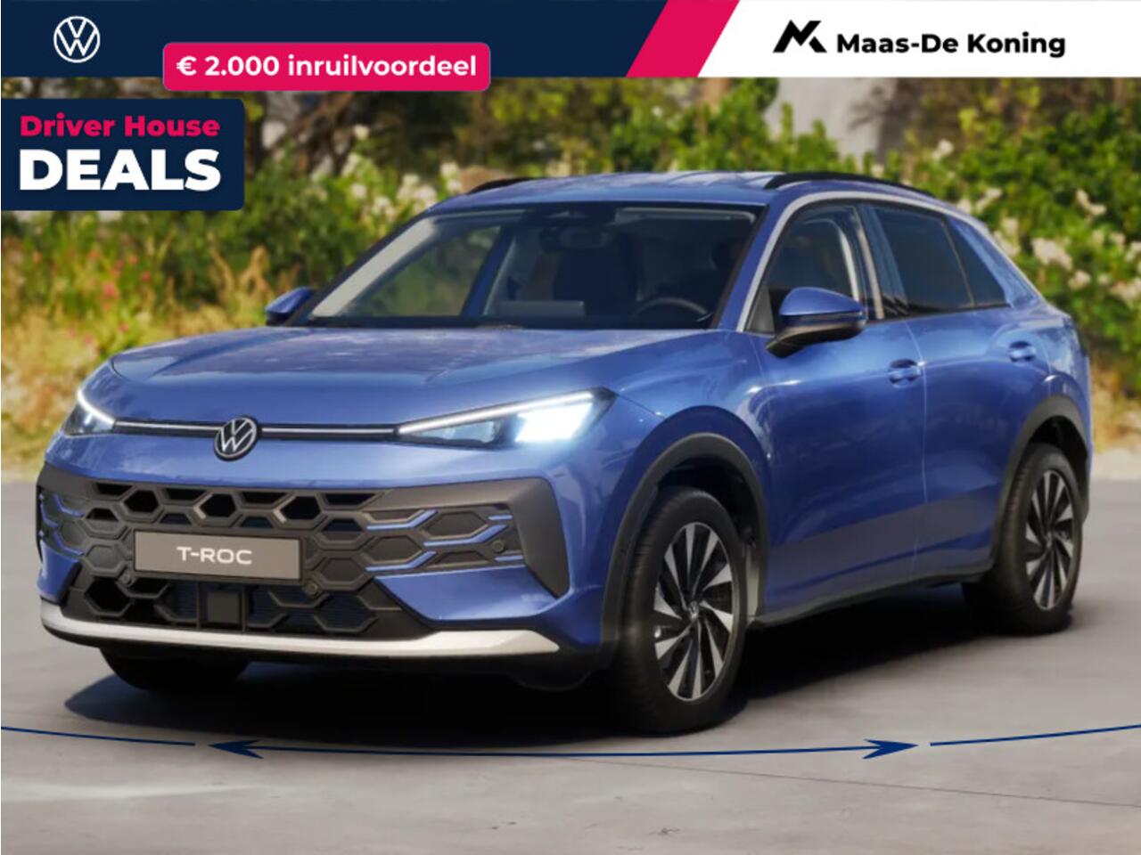 Volkswagen T-Roc Life First Edition 1.5 eTSI 116 PK 7 versn. DSG · Comfort pakket · Achteruitrijcamera · Draadloze telefoonlader ·