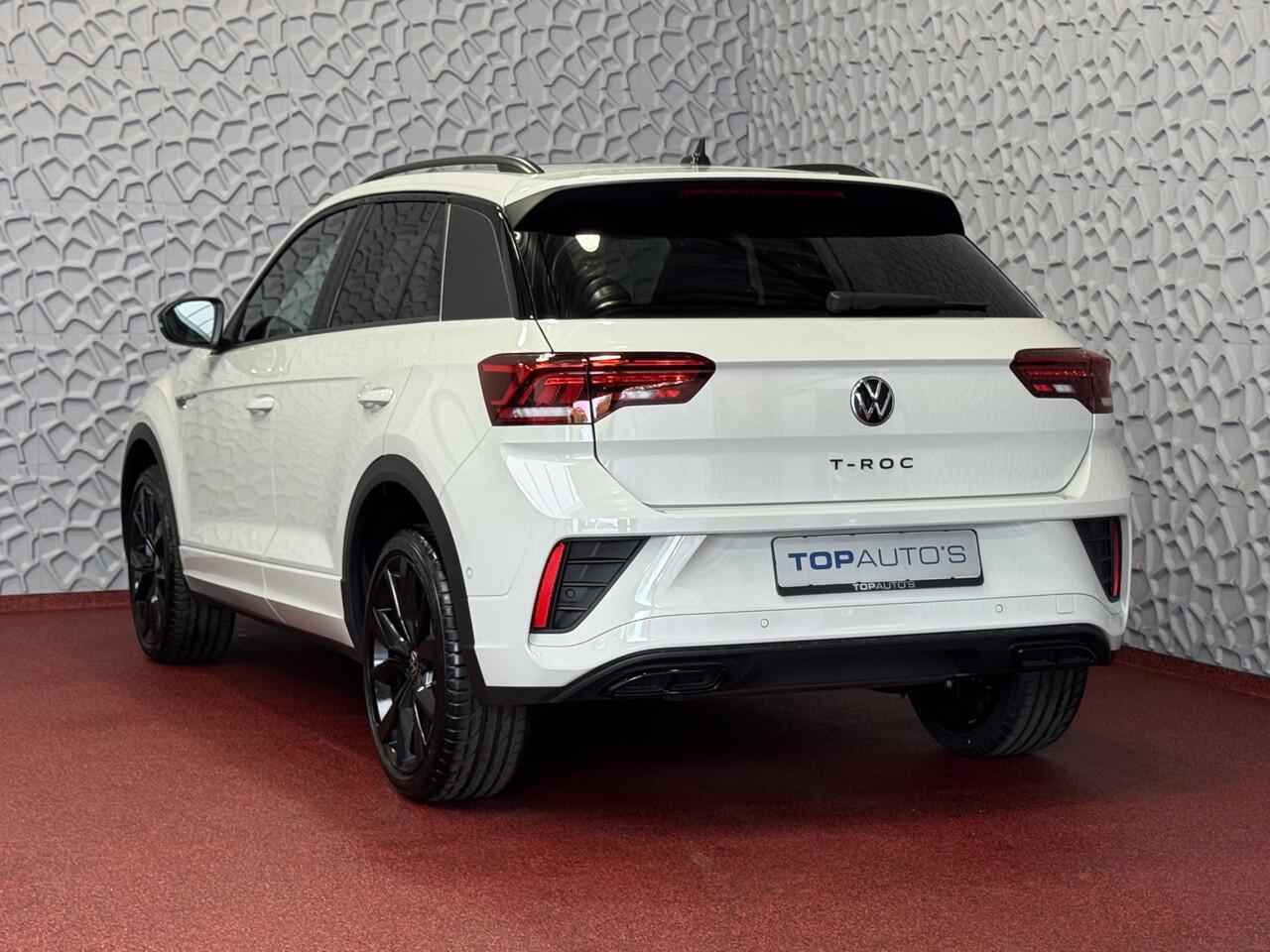 Volkswagen T-Roc 1.5 TSI 150PK R-LINE PANORAMA ? NIEUWE AUTO ? BLACKLINE EVO IQ LIGHT ALCANTARA ELEK.KLEP CARPLAY STOEL/STUUR VERW. 19"LMV VIR.COCKPIT 06/2025 SCHUIFDAK ?Top Auto's Wijchen , 30 Jaar Specialist in Volkswagen : Alle Type's : R-Line Edition / Style / First 
