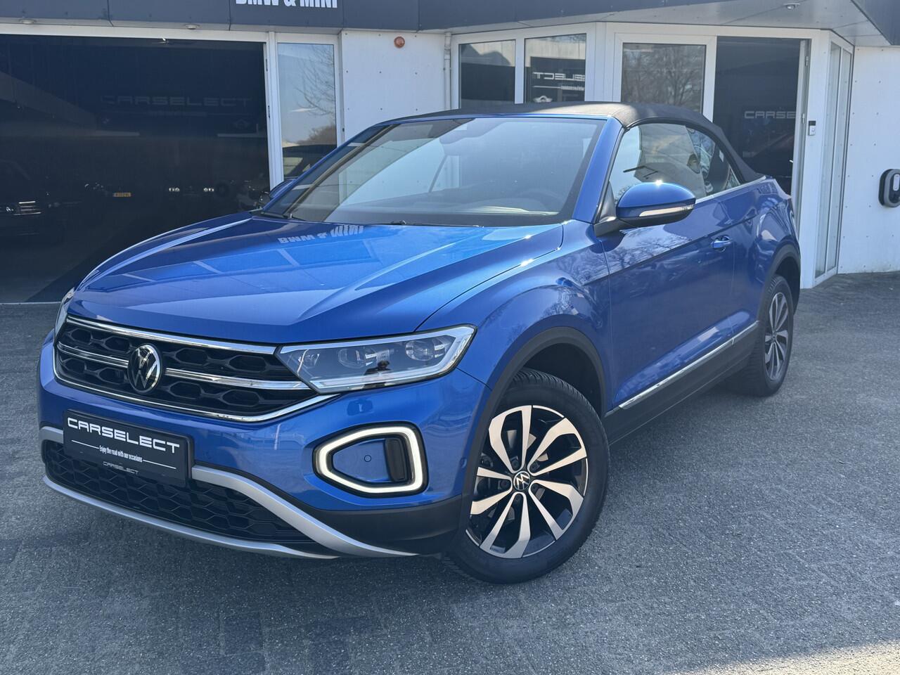 Volkswagen T-Roc Cabrio 1.5 TSI, Stuurverwarming, Trekh, ACC, DAB-tuner, windscherm, Face Lift model. . Een proefrit levert het bewijs. Neem contact op en we maken een afspraak!