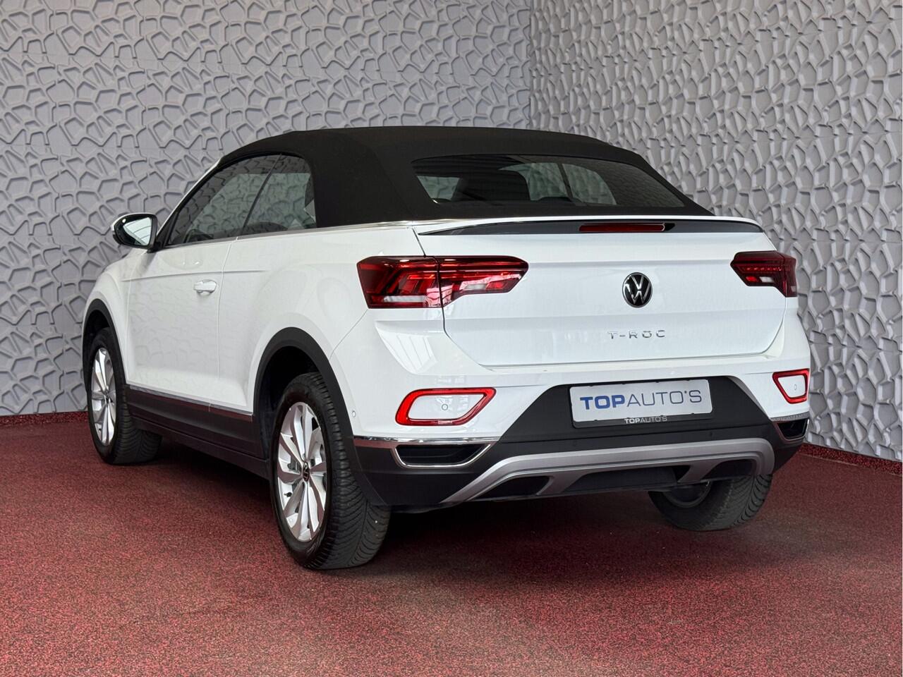 Volkswagen T-Roc Cabrio TSI VIR.COCKPIT CARPLAY NAVI IQ.LED STOEL/STUUR.VERW DAB ADAP.CRUISE 05/2024 ?Top Auto's Wijchen? 170 Nieuwe en bijna nieuwe Auto's met : Benzine / PHEV / Plug in hybrid / Hybrid / Mild hybrid / HEV /Keuze uit R-Line / Style / Life etc