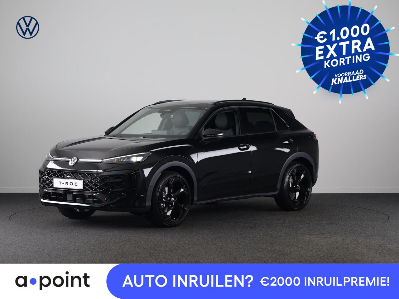 Volkswagen T-Roc R-Line First Edition 1.5 eTSI 110 kW / 150 PK SUV | Interieur Pakket leder 'Varenna' | Black Style Pakket | Panoramaschuif-kanteldak | Trekhaak | Koplampverlichting matrix-led (IQ.LIGHT) | Assistance Pakket | Elek. achterklep
