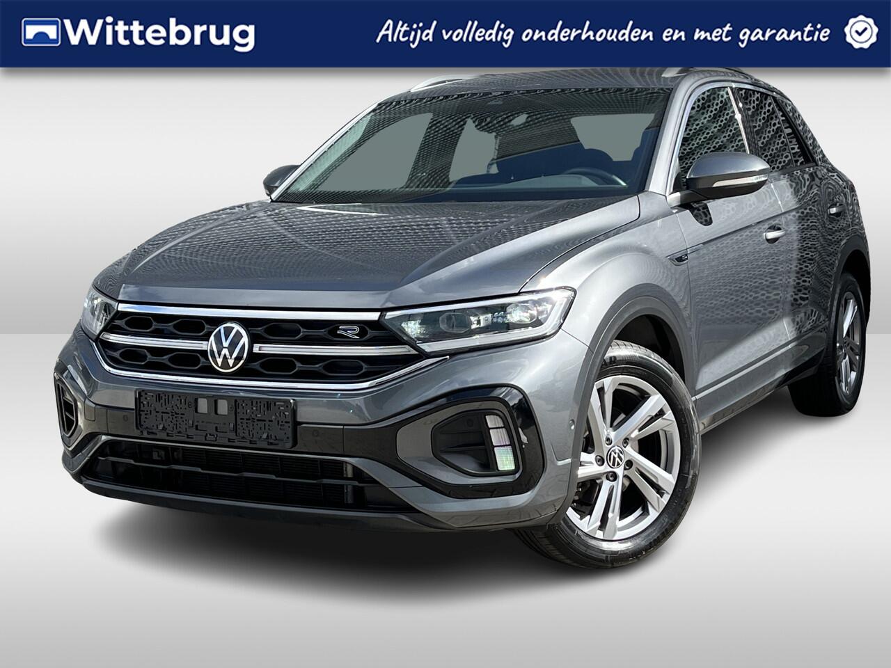 Volkswagen T-Roc 1.5 TSI 150PK R-Line Business+ / R-Line Interieur + Exterieur / Afneembare Trekhaak / IQ LED / Achteruitrijcamera / Stuur + Stoelverwarming / Dodehoek Sensor **