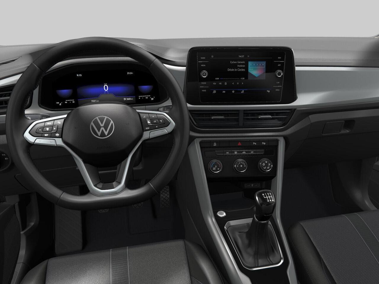 Volkswagen T-Roc Life Edition 1.0 TSI 116 pk 6 versn. Hand · Airconditioning automatisch, 2-zone (climatronic) · Multimedia pakket · Oranje Edition · Prijs is incl inruilbonus · MEGA Sale