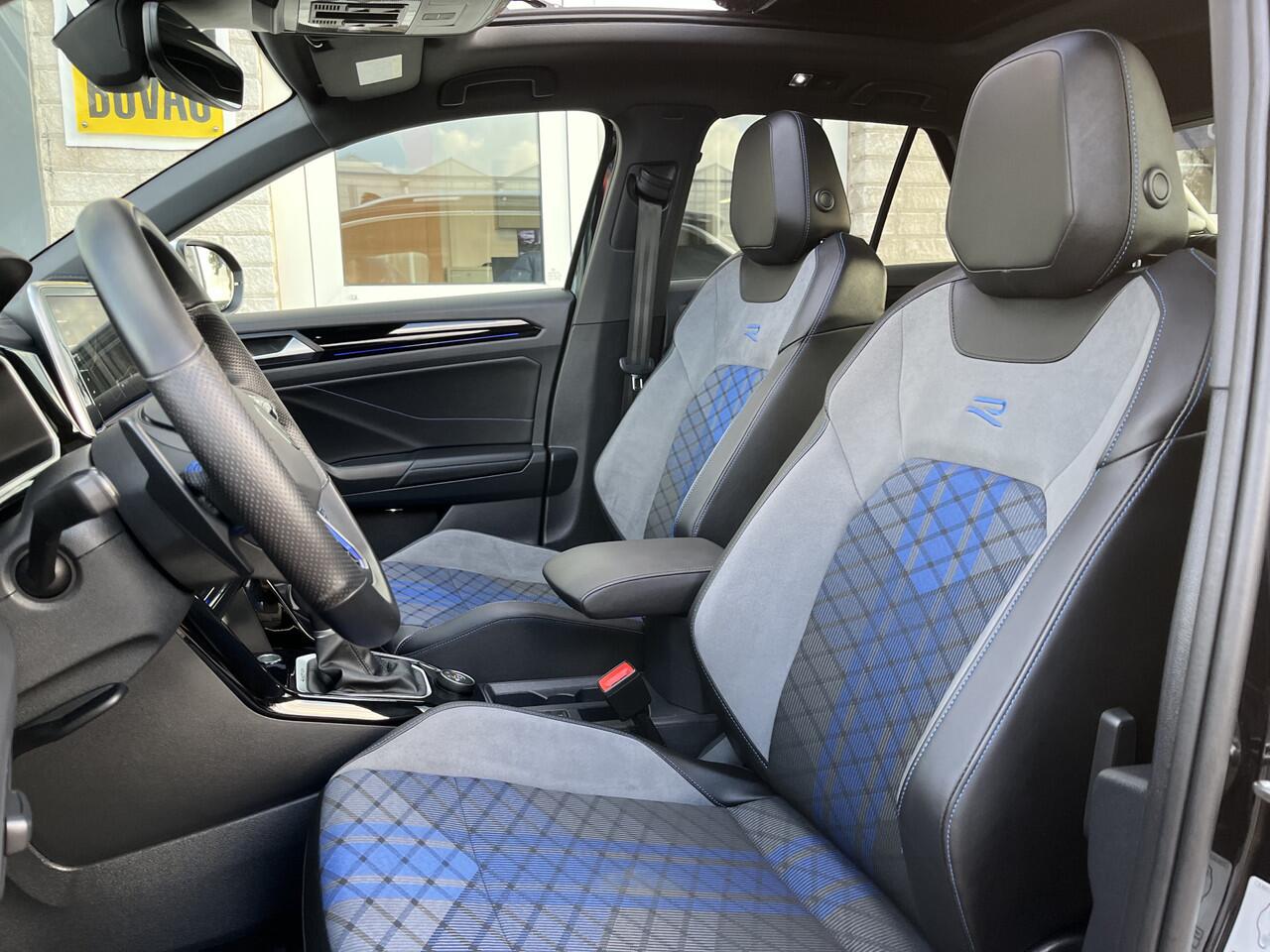 Volkswagen T-Roc 2.0 TSI 4Motion R / AUTOMAAT/ 300 PK/ AKRAPOVIC/ PANO/ CAMERA/ TREKHAAK/ PARK. SENSOREN/ DCC/ IQ. LIGHT/ STOEL-STUURVERWARM./ KEYLESS/ ADAPT. CRUISE/ APP CONNECT/ NAVI/ CLIMA/ DAB/ 19" LMV