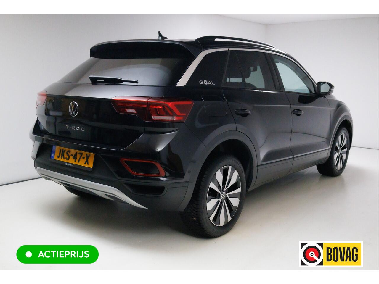 Volkswagen T-Roc 1.0 TSI Goal Edition | Stoelverw. | Apple Carplay / Android auto | PDC V+A | Adaptive cruise | Travel Assist, Automatisch inparkeren, Climate control, all season banden, extra getint glas achter