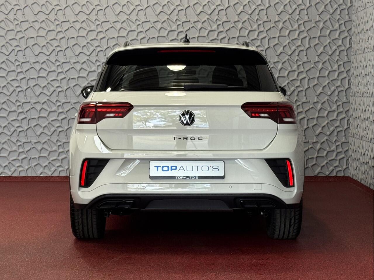 Volkswagen T-Roc 1.5 TSI 150PK R-LINE PANORAMA ? NIEUWE AUTO ? BLACKLINE EVO IQ LIGHT ALCANTARA ELEK.KLEP CARPLAY STOEL/STUUR VERW. 19"LMV VIR.COCKPIT 06/2025 SCHUIFDAK ?Top Auto's Wijchen , 30 Jaar Specialist in Volkswagen : Alle Type's : R-Line Edition / Style / First 