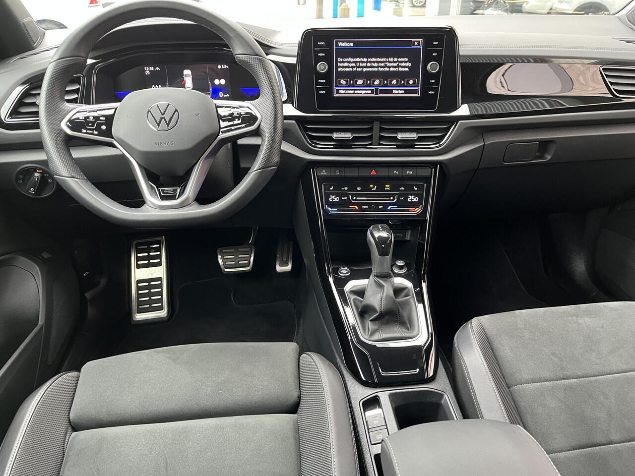 Volkswagen T-Roc 1.5 TSI R-Line / AUTOMAAT/ 2X R-LINE/ ADAPT. CRUISE/ LED/ CLIMA/ STOEL VERWARM./ APP-CONNECT/ RIJ-MODI/ PARK. SENSOREN + CAMERA/ NAVI/ 18" LMV