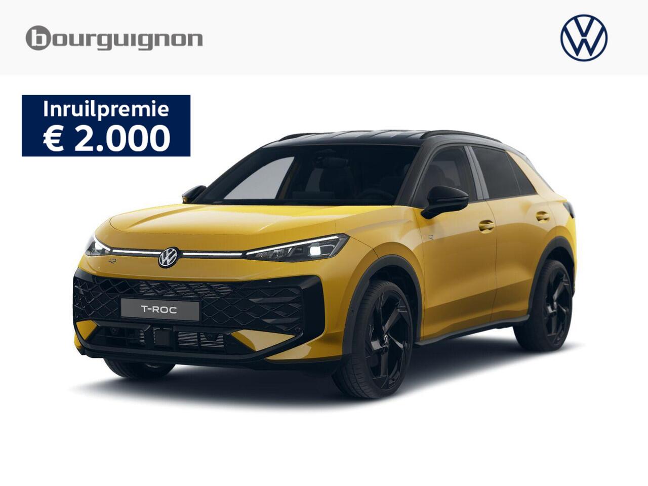 Volkswagen T-Roc R-Line First Edition 1.5 eTSI 150 PK | Trekhaak | Elektrische Achterklep | 360 Camera | Head-Up Display | Stoel- & Stuurverwarming |