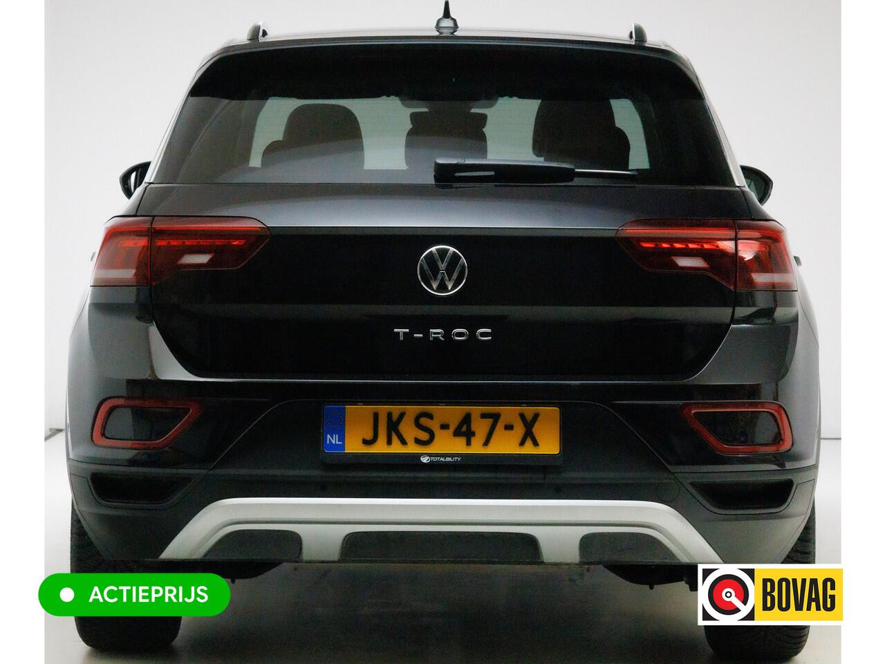 Volkswagen T-Roc 1.0 TSI Goal Edition | Stoelverw. | Apple Carplay / Android auto | PDC V+A | Adaptive cruise | Travel Assist, Automatisch inparkeren, Climate control, all season banden, extra getint glas achter