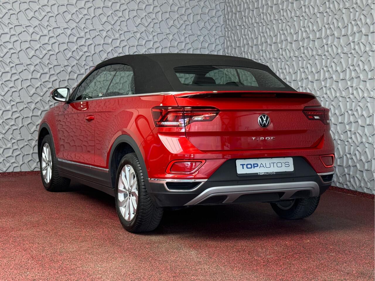 Volkswagen T-Roc Cabrio TSI VIR.COCKPIT CARPLAY NAVI IQ.LED STOEL/STUUR.VERW DAB ADAP.CRUISE 05/2024 ?Top Auto's Wijchen? 170 Nieuwe en bijna nieuwe Auto's met : Benzine / PHEV / Plug in hybrid / Hybrid / Mild hybrid / HEV /Keuze uit R-Line / Style / Life etc