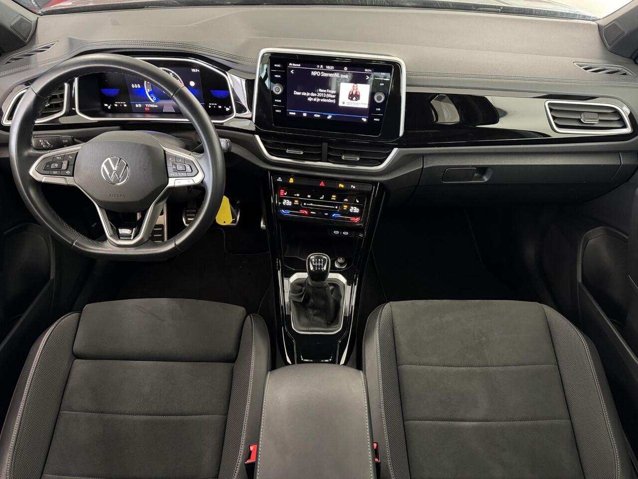 Volkswagen T-Roc 1.0 TSI R-Line | Car play | full-LED | Navigatie | Stoelverwarming voor | Climate Control | LM-Velgen | Alcantara bekleding (Vestiging - Vianen Tel: 0347-371248 )