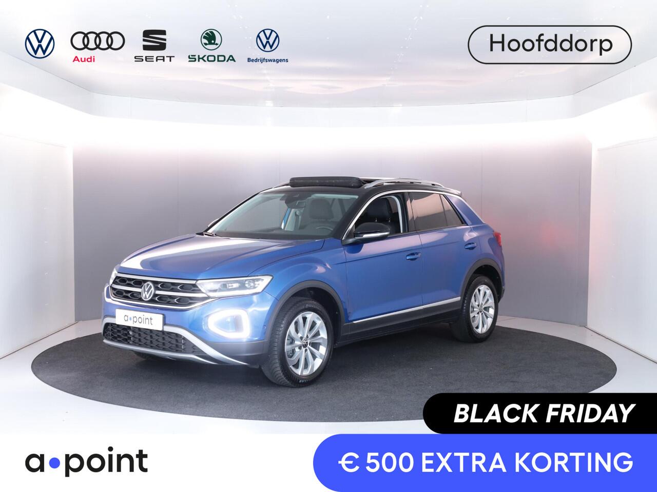 Volkswagen T-Roc 1.5 TSI Style 150 PK DSG | Verlengde garantie | Panorama dak | Keyless entry | Parkeer camera | El. achterklep |