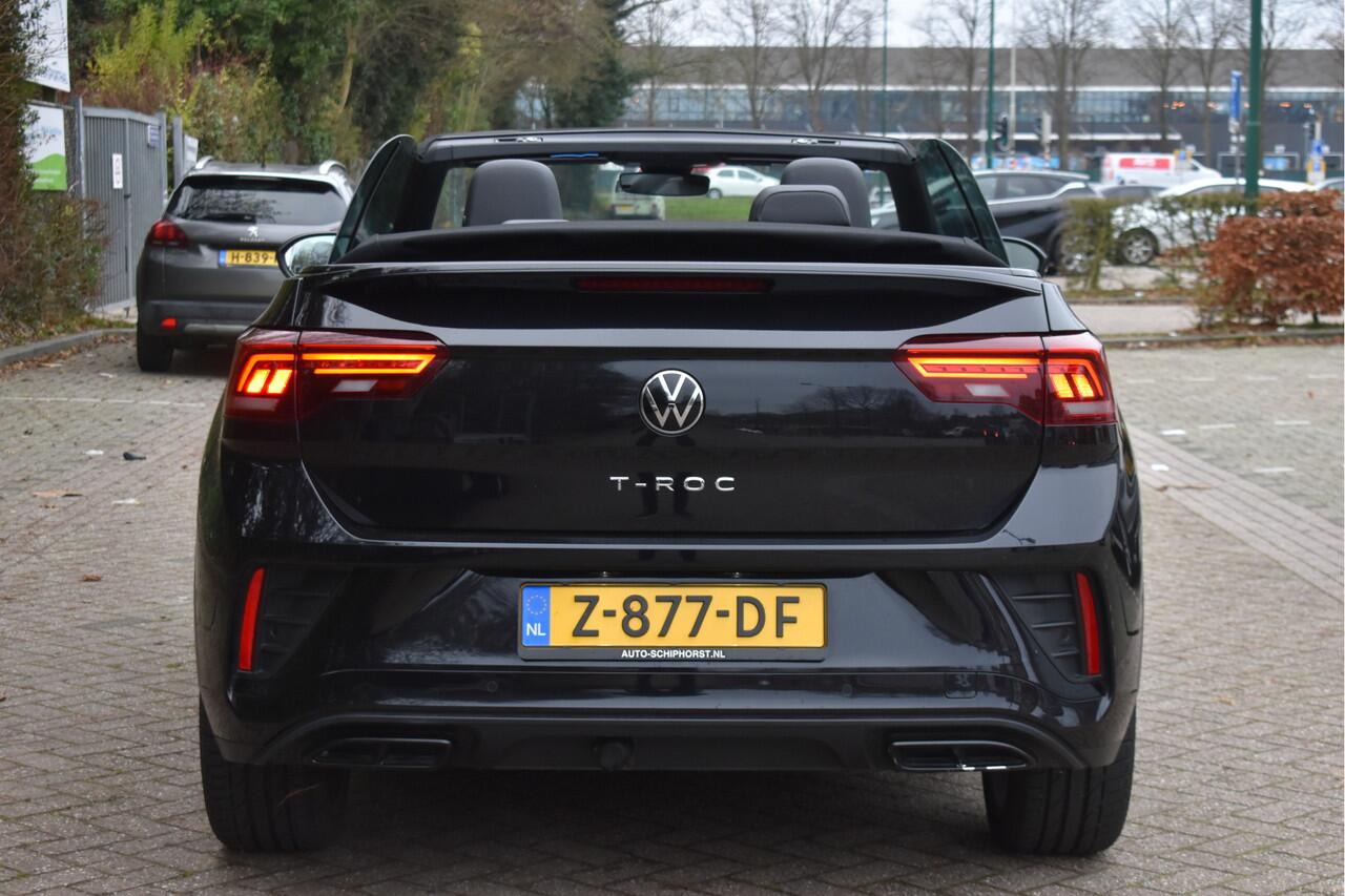 Volkswagen T-Roc Cabrio 1.5 TSI R-Line Black style | Virtual cockpit | Carplay | Stoel- & stuurverwarming | Afn.trekhaak | Navi | Full LED | Netjes 29
