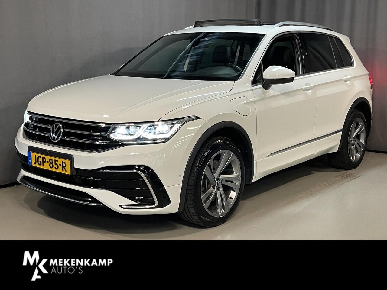 Volkswagen TIGUAN 1.4 TSI eHybrid R-Line Business+ 19"/Panoramadak/Trekhaak/Leder + memory/360 camera/Elektrische klep/Dodehoek/Stuur + stoelverwarming