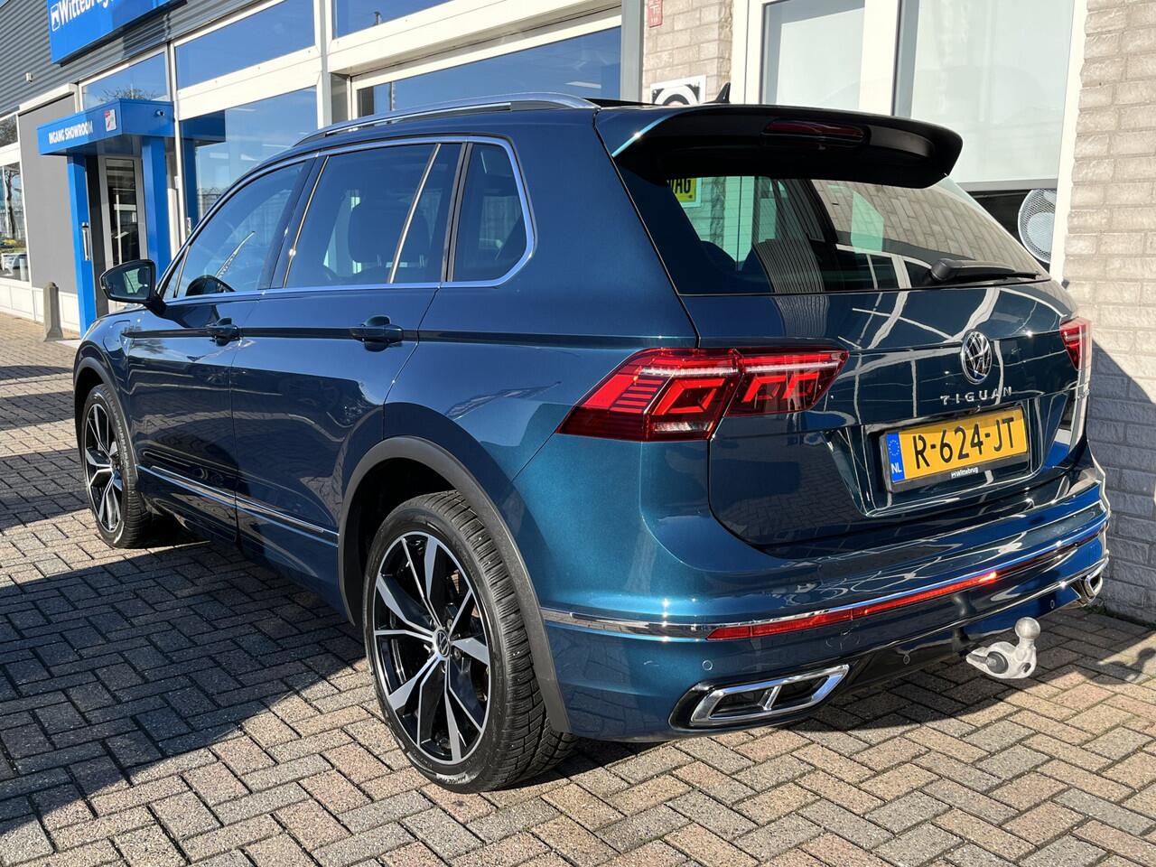 Volkswagen TIGUAN 1.4 TSI eHybrid R-Line Business+ / AUTOMAAT/ 2X R-LINE/ 245 PK/ TREKHAAK/ PANO/ DAB/ CAMERA/ PARK. SENSOREN/ LED/ STUUR+STOEL VERWARM./ ACC/ DCC/ ELEK.KLEP/ APP-CONNECT/ KEYLESS/ NAVI/ CLIMA/ ISOFIX/ 20" LMV