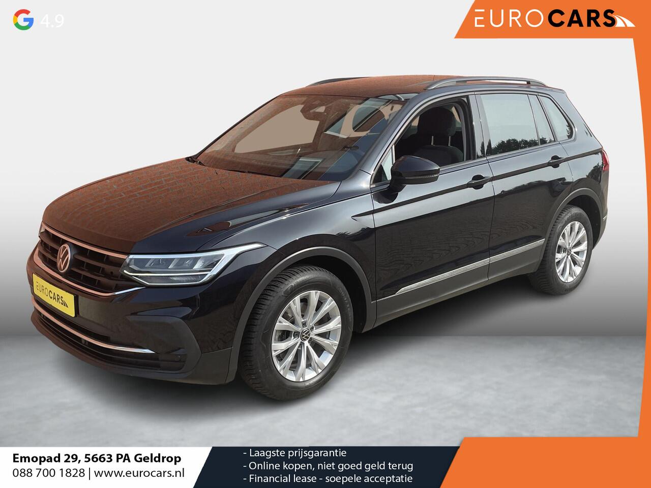 Volkswagen TIGUAN 1.5 TSI 150pk DSG Life COMPANY CAR Panoramadak Navigatie d.m.v. Apple Carplay Android Auto Parkeersensoren Adaptive Cruise Control Stoel- en stuurverwarming Ledverlichting Getinte ramen Climate Control