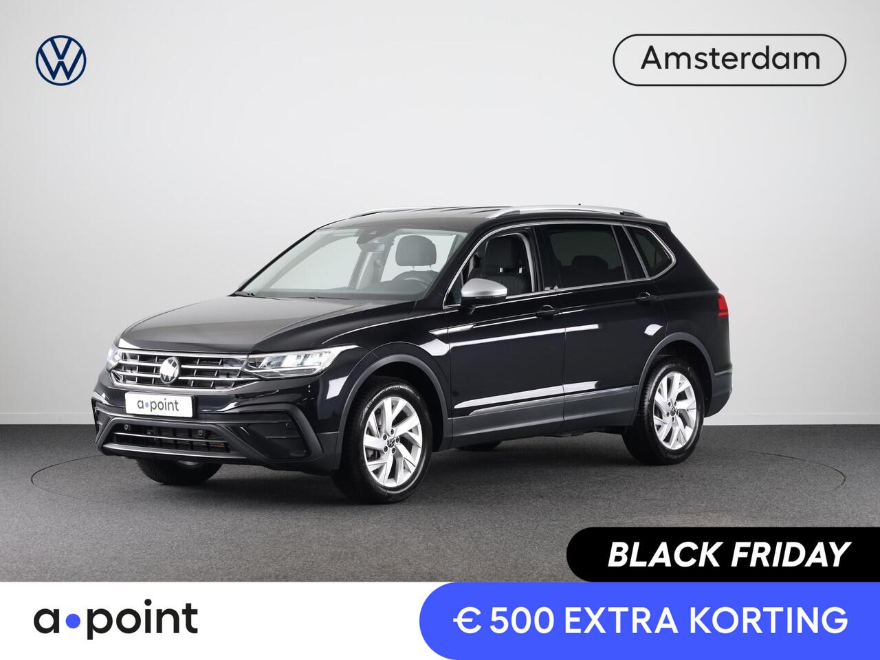 Volkswagen TIGUAN Allspace 1.5 TSI Life Business 7p. 150 pk Automaat (DSG) | Private lease vanaf ¤ 599,- pm | Navigatie | Elektr. trekhaak | Parkeersensoren | Adaptieve cruise control | LED koplampen |