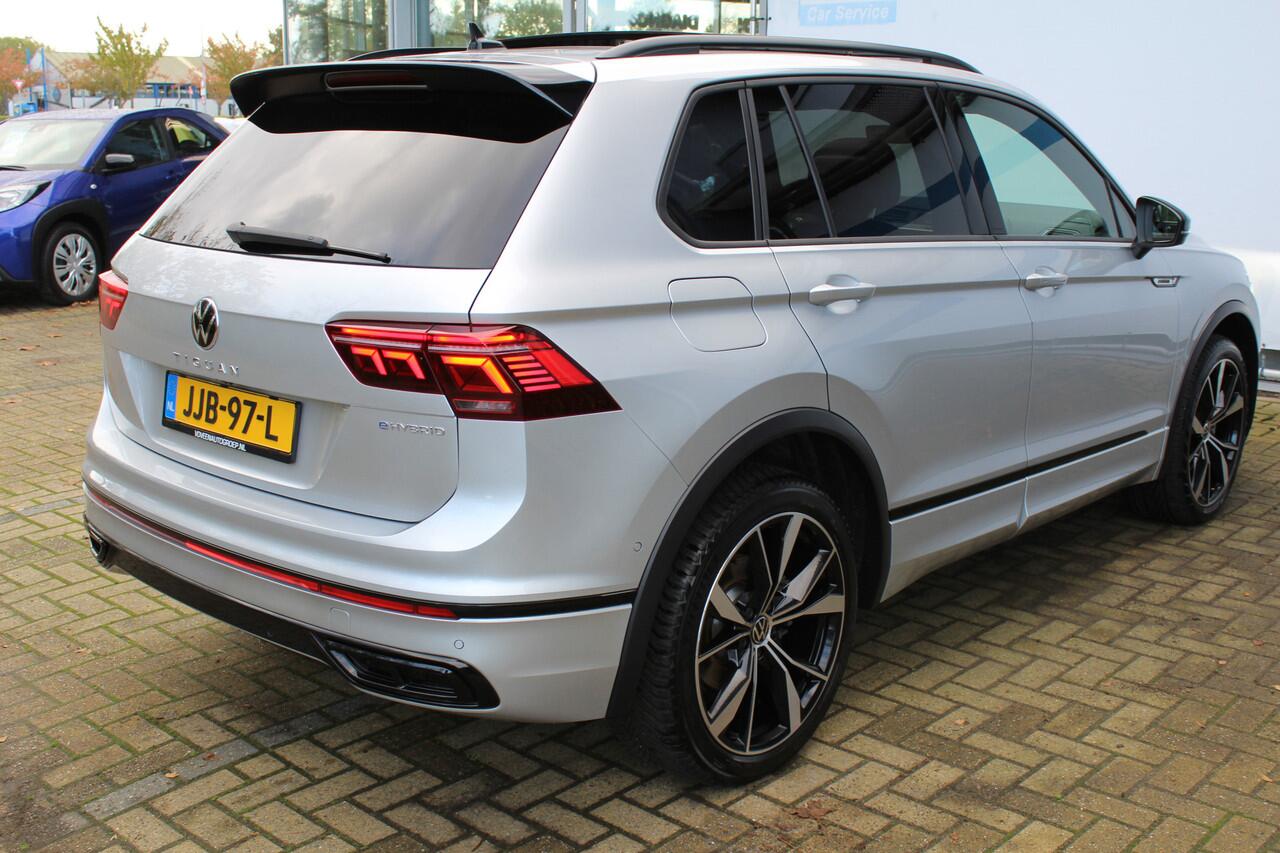 Volkswagen TIGUAN 1.4 TSI eHybrid R-Line Business 245 pk | Incl. 12 maanden Garantie | Panorama dak | Stoel/stuurverwarming | 360* Camera | Elektrisch verstelbare stoelen met memory | Achterbank verwarmd | Keyless enry/start | Adaptieve cruise | Lane assist | IQ.Lights | D