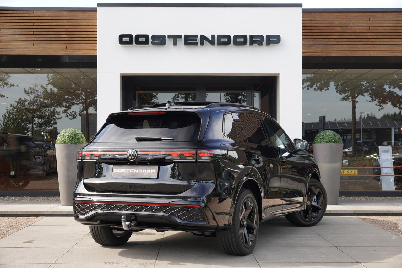 Volkswagen TIGUAN 1.5/272pk eHybrid R-Line Blackstyle|2025|Panoramadak|360°Camera|Trekhaak|19"Blackstyle|Stoelverwarming/massage|Carplay&AndroidAuto|sfeerverlichting|el.achterklep