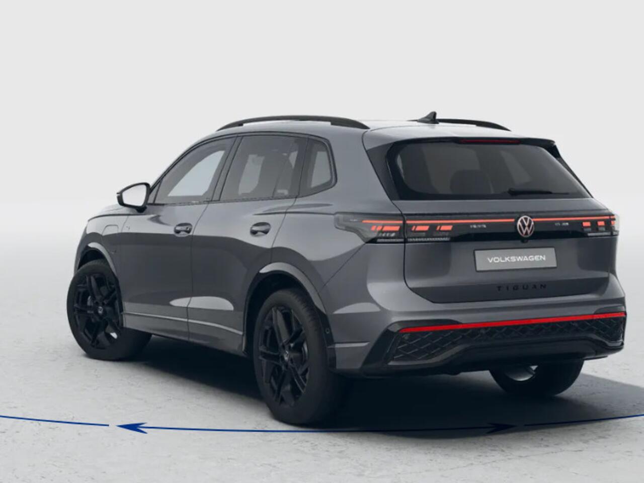 Volkswagen TIGUAN R-Line Edition 1.5 eHybrid 204 pk 6 versn. DSG · Blackstyle pakket · Comfort pakket · Trekhaak inklapbaar, met elektrische ontgrendeling, incl. aanhangermanoeuvreerhulp Trailer Assist · Prijs is inclusief inruilpremie